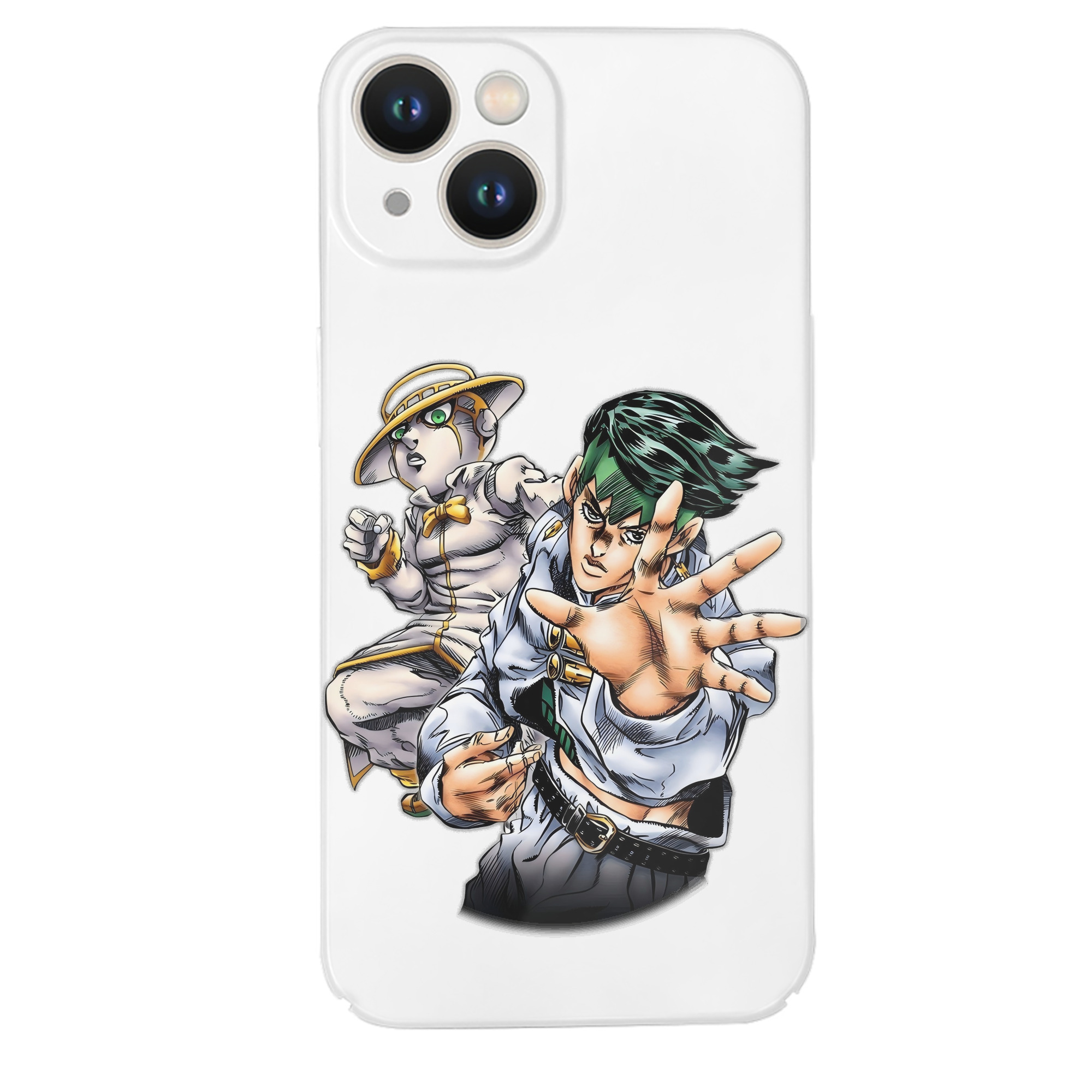 （画像用） ジョジョの奇妙な冒険 岸辺 露伴（きしべ ろはん） JoJo's Bizarre Adventure Rohan Kishibe 【iPhone 14シリーズ対応】ハードケース